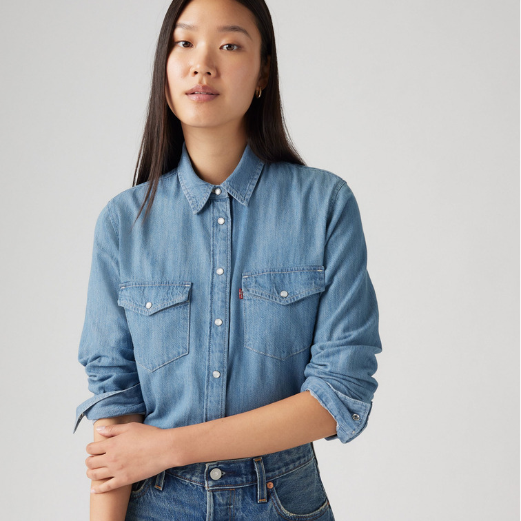 chemise femme  levi's iconic western play break