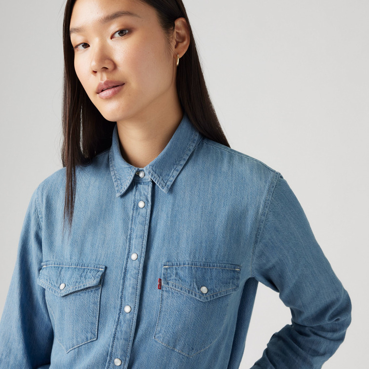 chemise femme  levi's iconic western play break