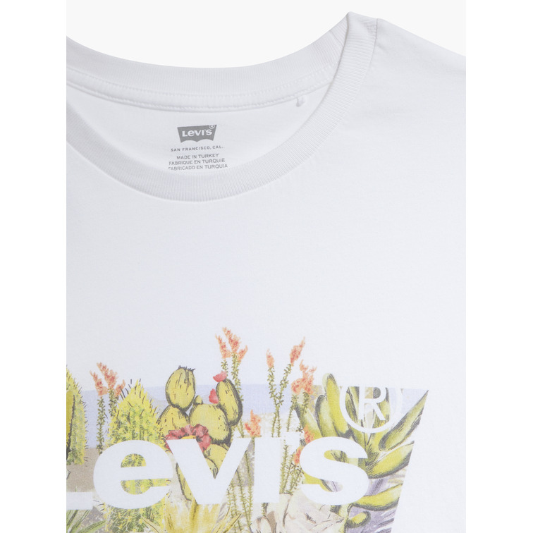 t-shirt femme  levis the perfect tee batwing desert
