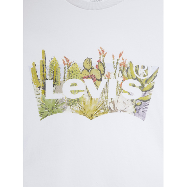 t-shirt femme  levis the perfect tee batwing desert