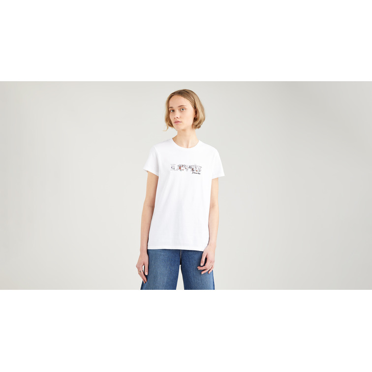 t-shirt femme  levis the perfect tee dream state mo
