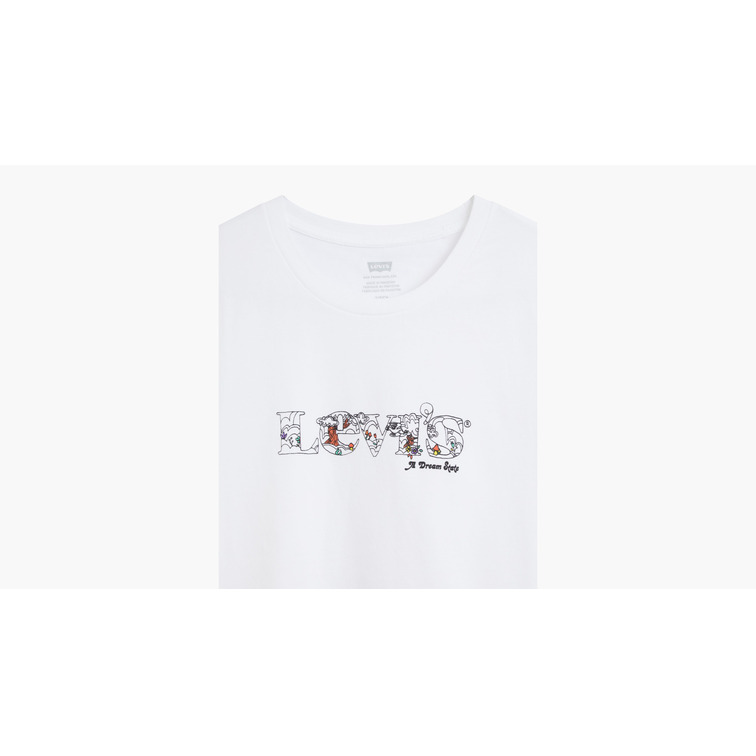 t-shirt femme  levis the perfect tee dream state mo