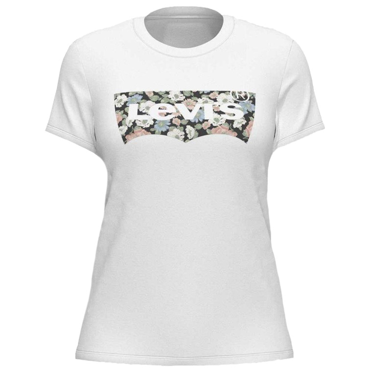t-shirt femme  levis the perfect tee vanessa floral