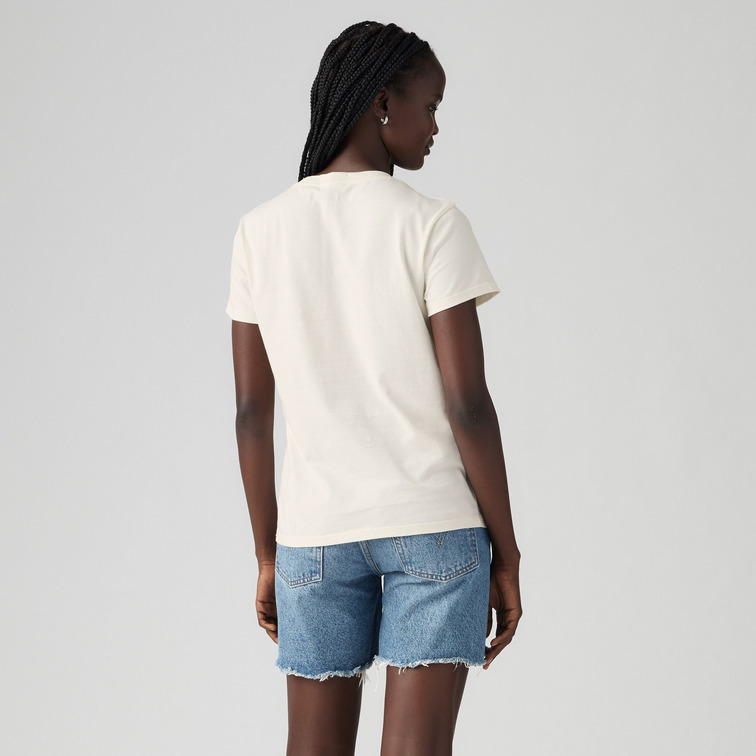 t-shirt femme  levi's the perfect tee whites