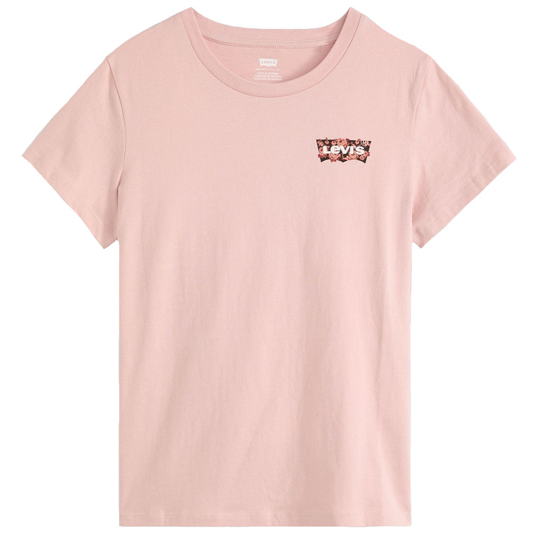 t-shirt femme  levi's the perfect tee gab rose bw fi