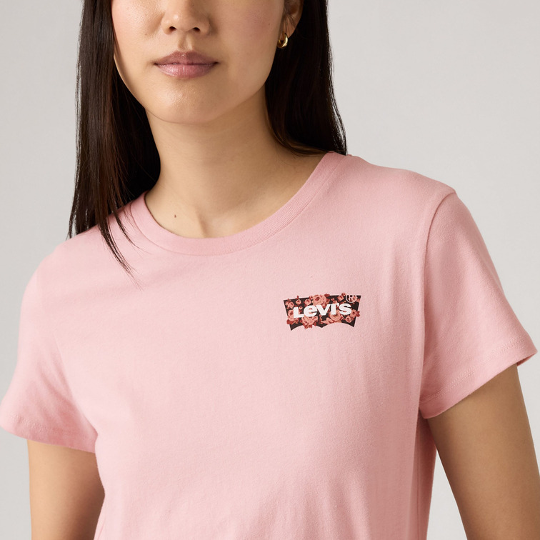t-shirt femme  levi's the perfect tee gab rose bw fi