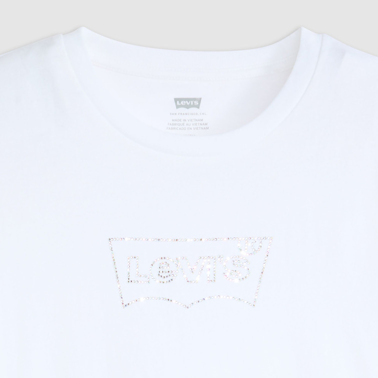 t-shirt femme  levi's the perfect tee batwing irides