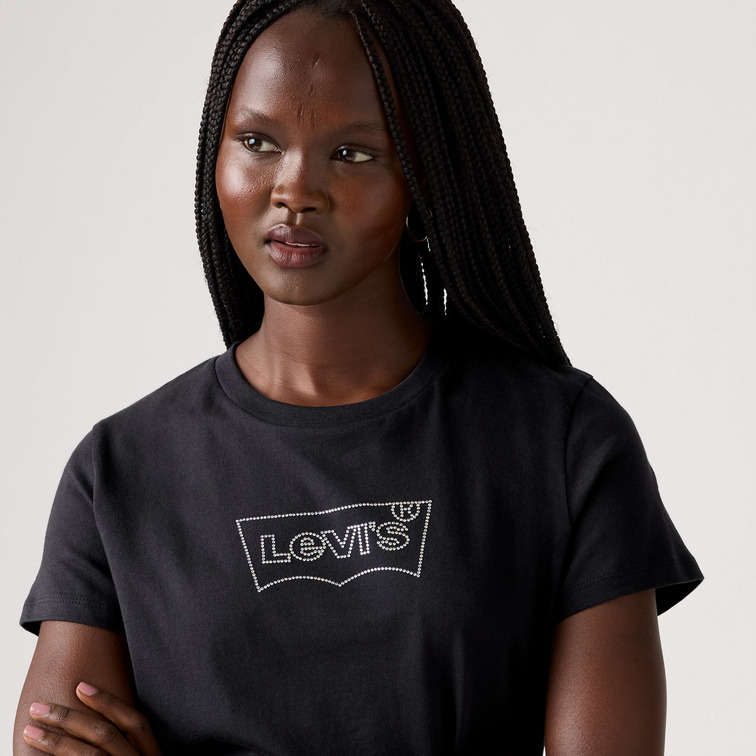t-shirt femme  levi's the perfect tee batwing irides