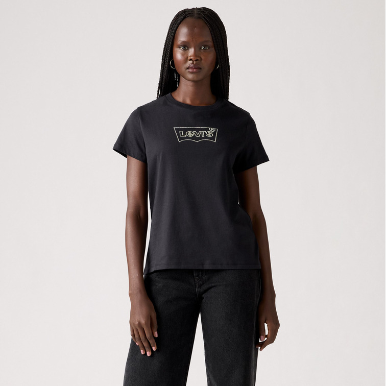 t-shirt femme  levi's the perfect tee batwing irides