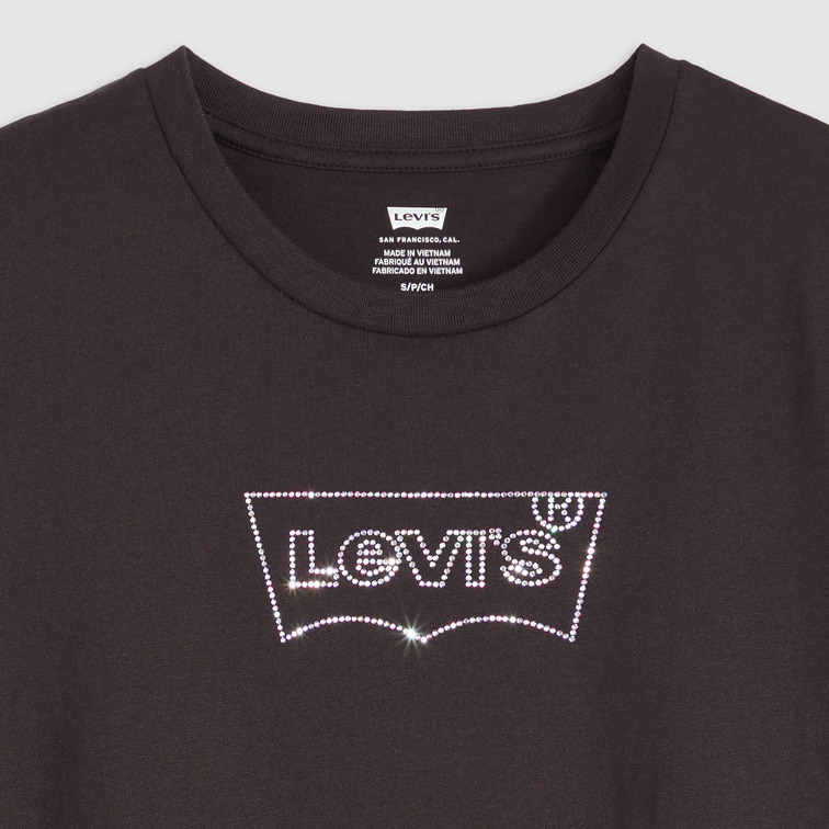 t-shirt femme  levi's the perfect tee batwing irides