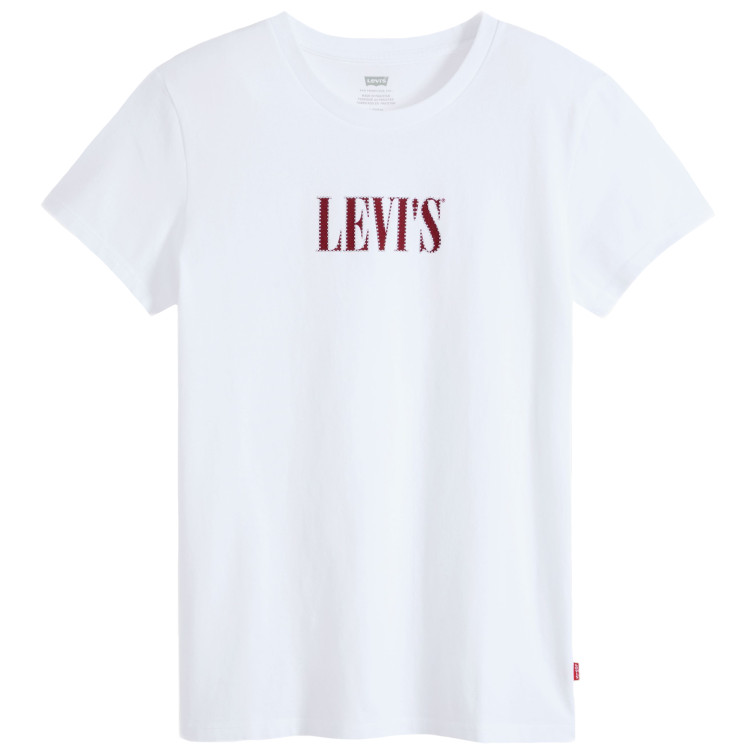 t-shirt femme  levi's the perfect tee serif stud out