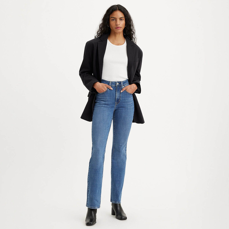 jeans femme  levis 725 high rise bootcut lapis sp