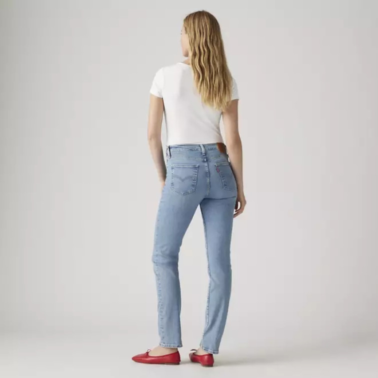 jeans femme  levi's 724 high rise straight