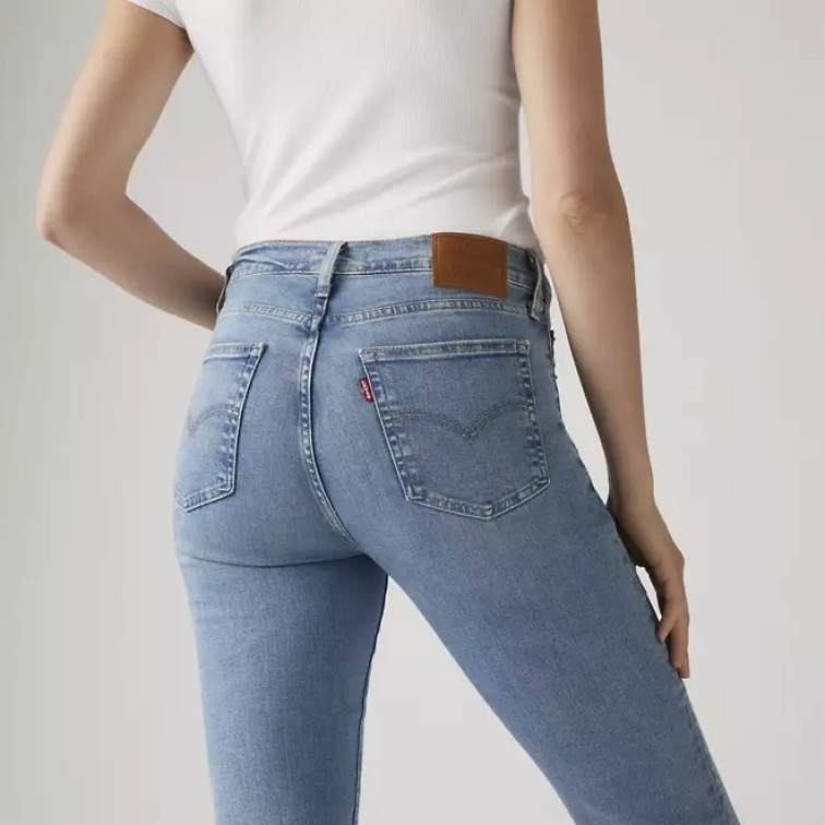 jeans femme  levi's 724 high rise straight