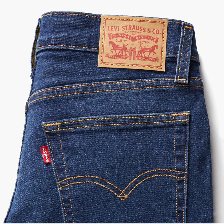 jeans femme  levi's 724 high rise straight chelsea