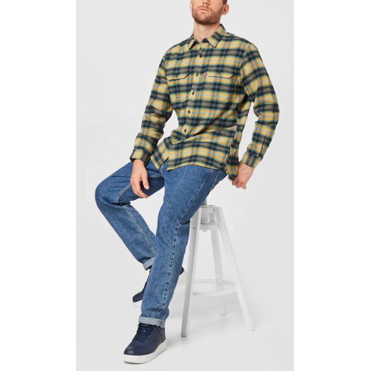 chemise homme  levis jackson worker salter meteorit