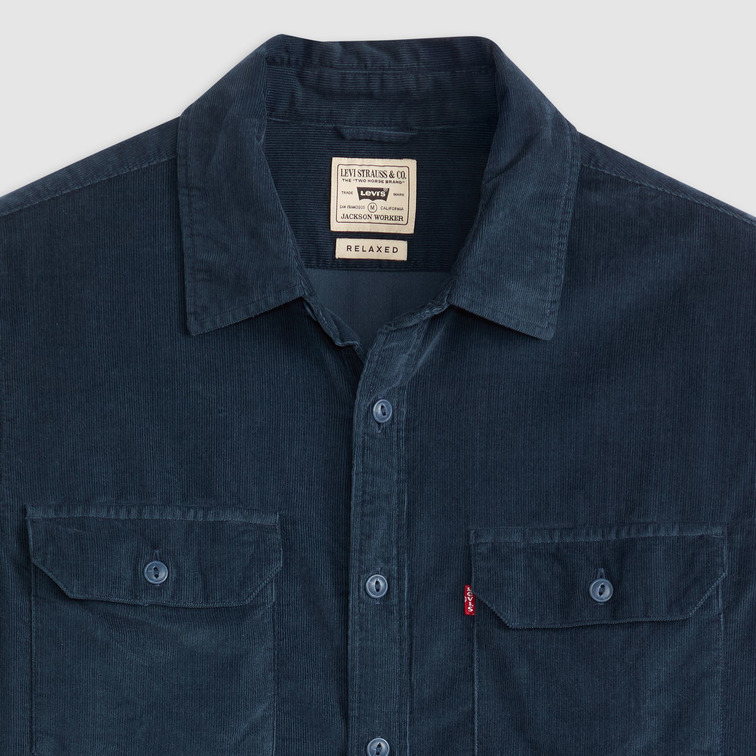 chemise homme  levi's jackson worker zodiac blue cor