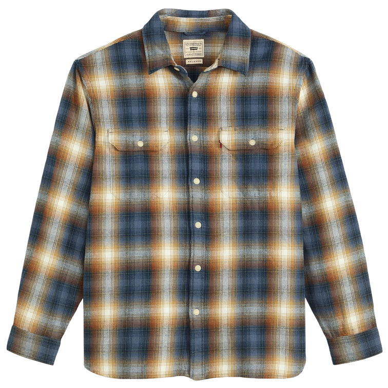chemise homme  levi's jackson worker warwick plaid v