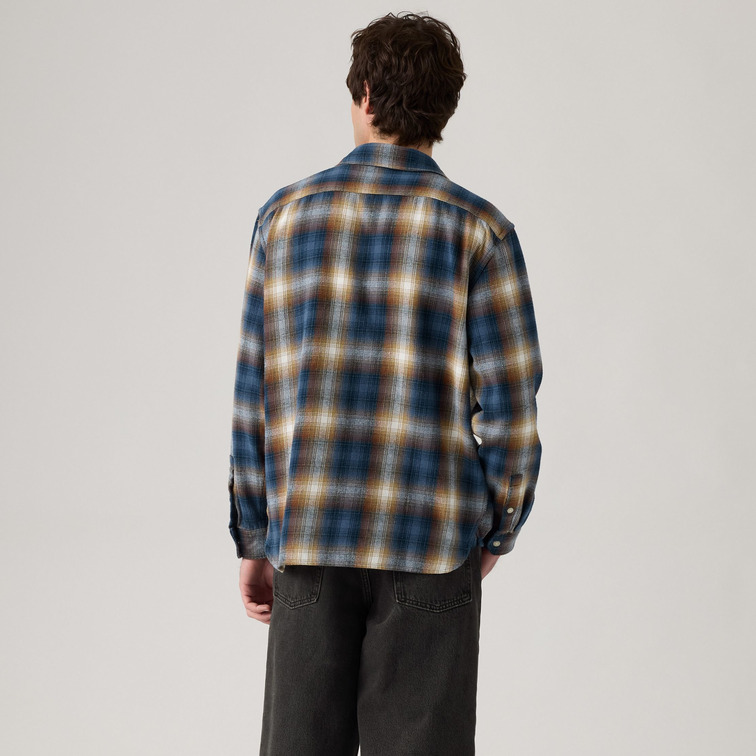 chemise homme  levi's jackson worker warwick plaid v