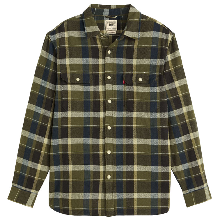 chemise homme  levi's jackson worker medina plaid de