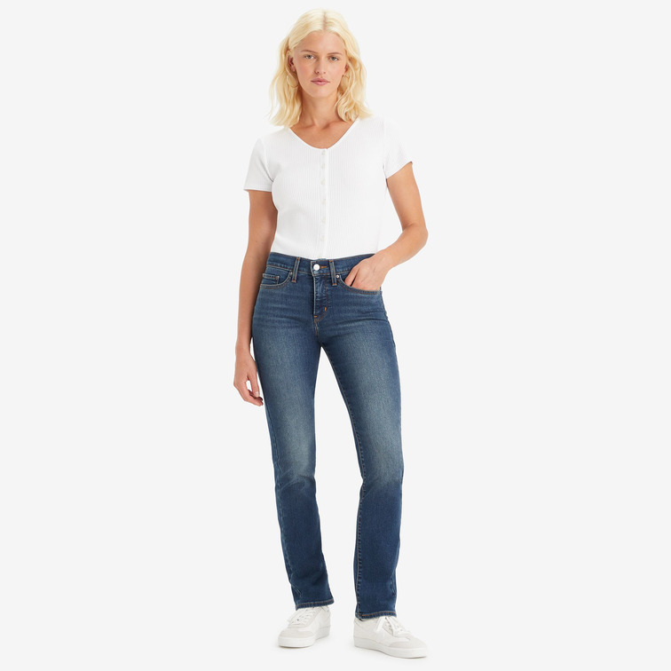 jeans femme  levi's 314 shaping straight zealous b