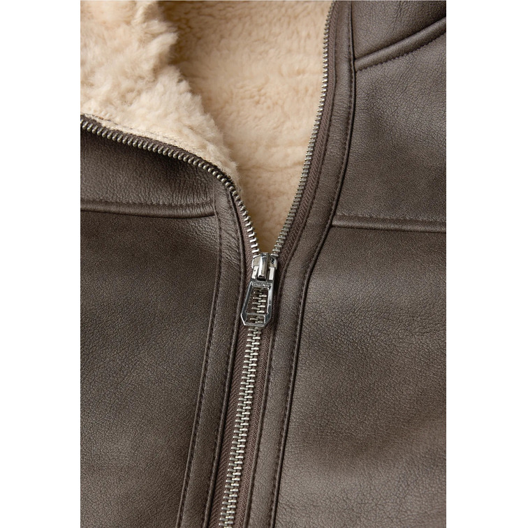 manteau femme  street mid length hoody doubleface fa