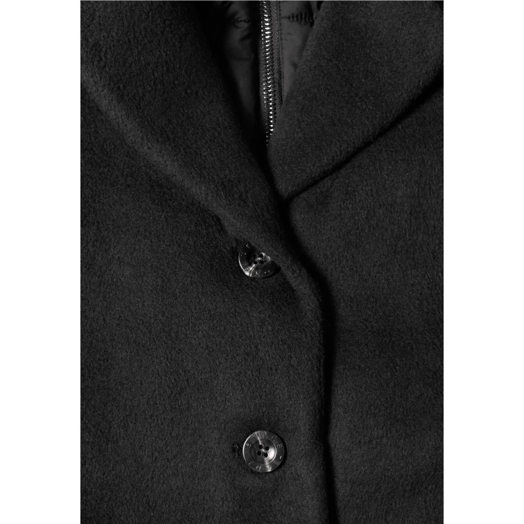 femme revers coat w. hoody insert 10001