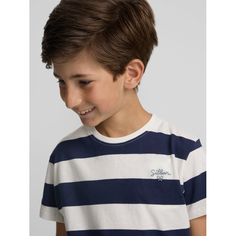 t-shirt garçon  silbon t-shirt kids raya vintage