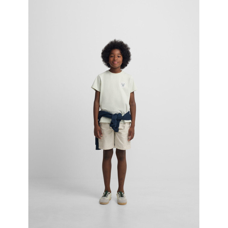 t-shirt garçon  silbon t-shirt kids raqueta etnica