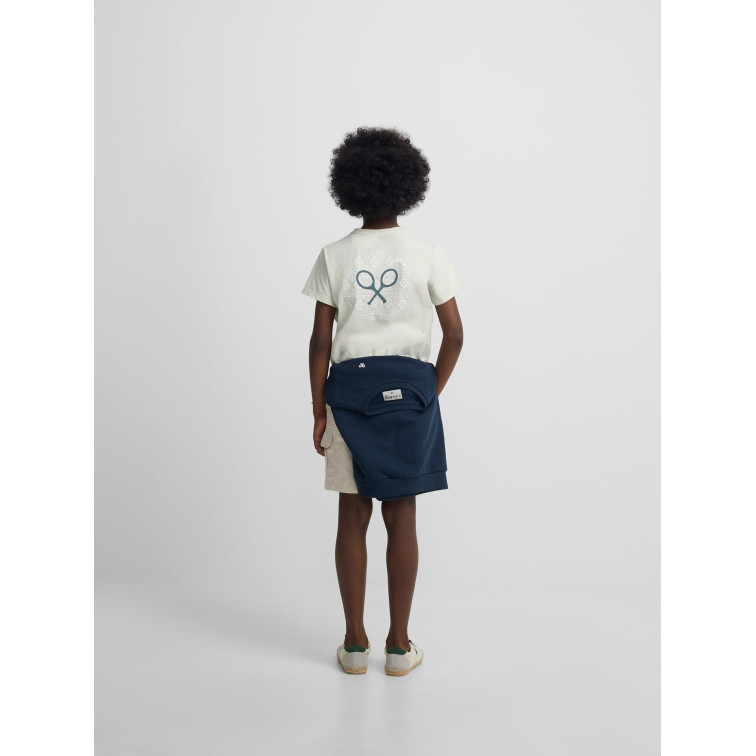t-shirt garçon  silbon t-shirt kids raqueta etnica
