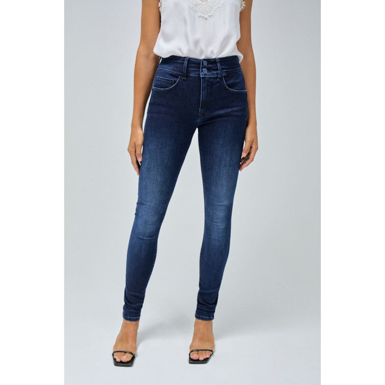 jeans femme  salsa jeans secret skinny dark colour