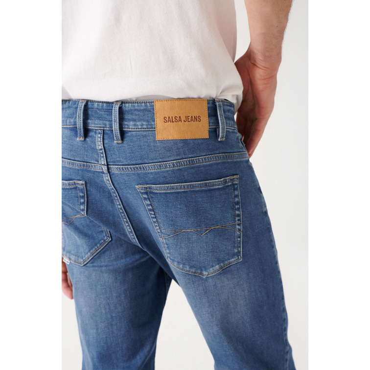 jeans homme  salsa slim jeans s-activ medium ligh