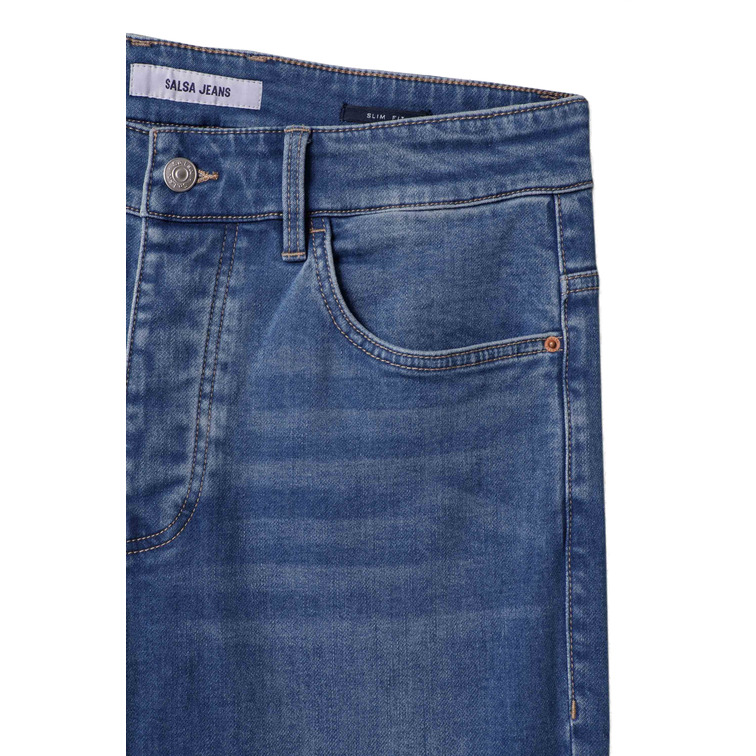 jeans homme  salsa slim jeans s-activ medium ligh