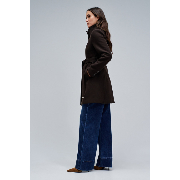 manteau femme  salsa jeans the reimagined wool coat