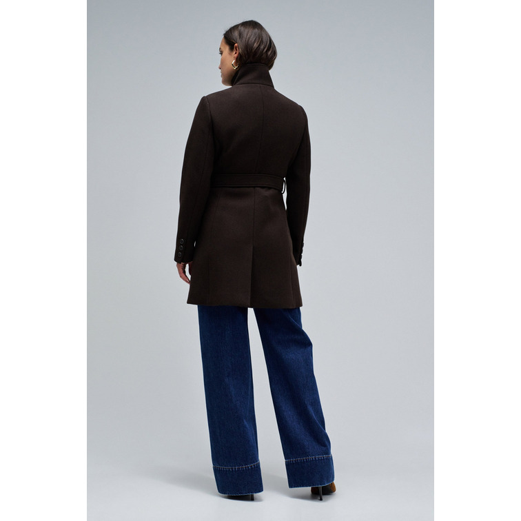 manteau femme  salsa jeans the reimagined wool coat