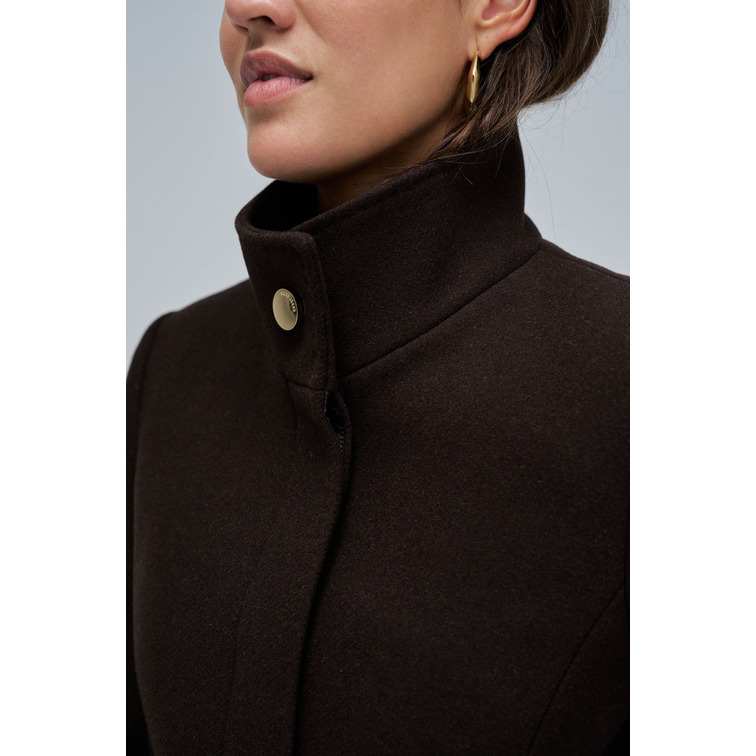 manteau femme  salsa jeans the reimagined wool coat