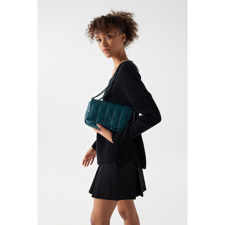 sac bandoulière matelassé femme salsa