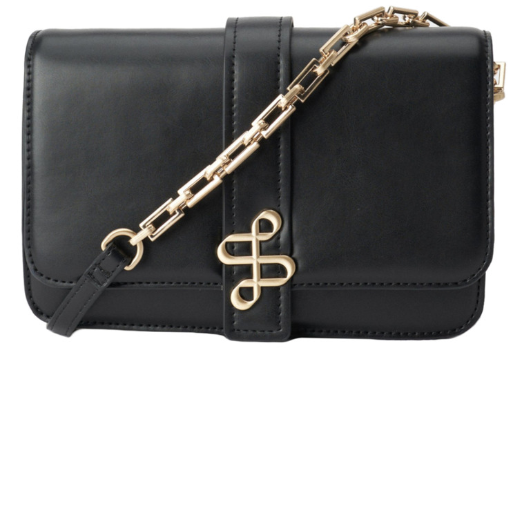 sac à main femme  salsa vegan leather metal logo cross