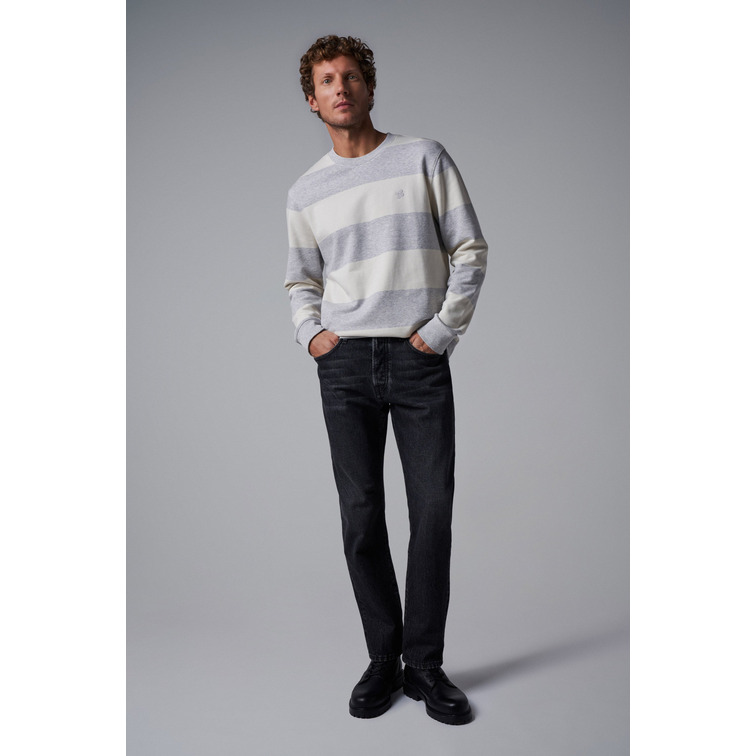 maillot homme  salsa striped sweatshirt with carbon