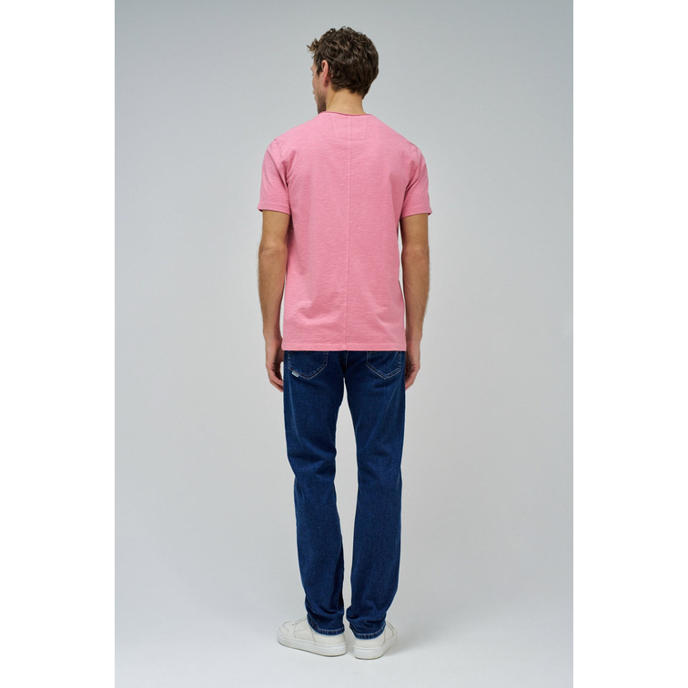 t-shirt homme  salsa jeans t-shirt v neck raw edge slim f
