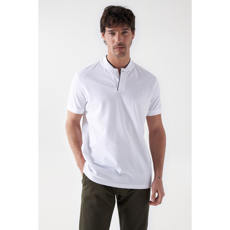 t-shirt homme  salsa pôle with bomber collar