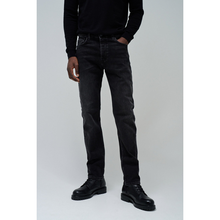 jeans homme  salsa jeans slim jeans black denim washed