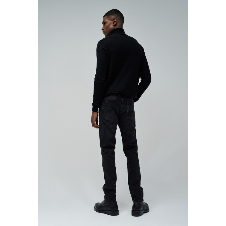 jeans homme  salsa jeans slim jeans black denim washed