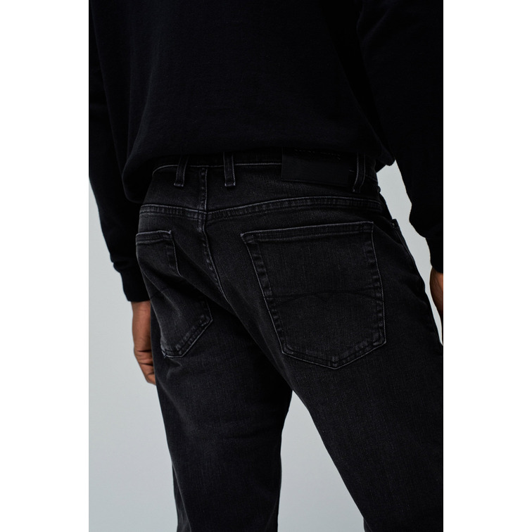 jeans homme  salsa jeans slim jeans black denim washed