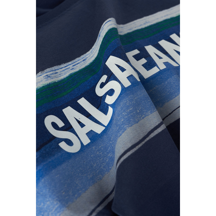 t-shirt homme  salsa t-shirt slim fit w/chest print
