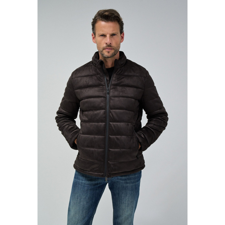 cazadora homme  salsa suede puffer jacket