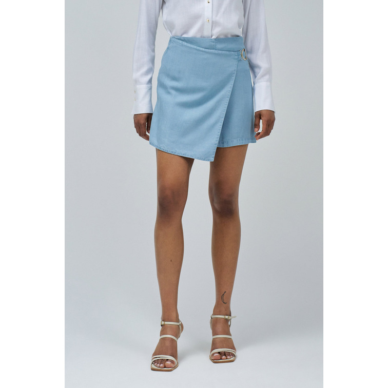 jeans femme  salsa jeans skort lightdenim