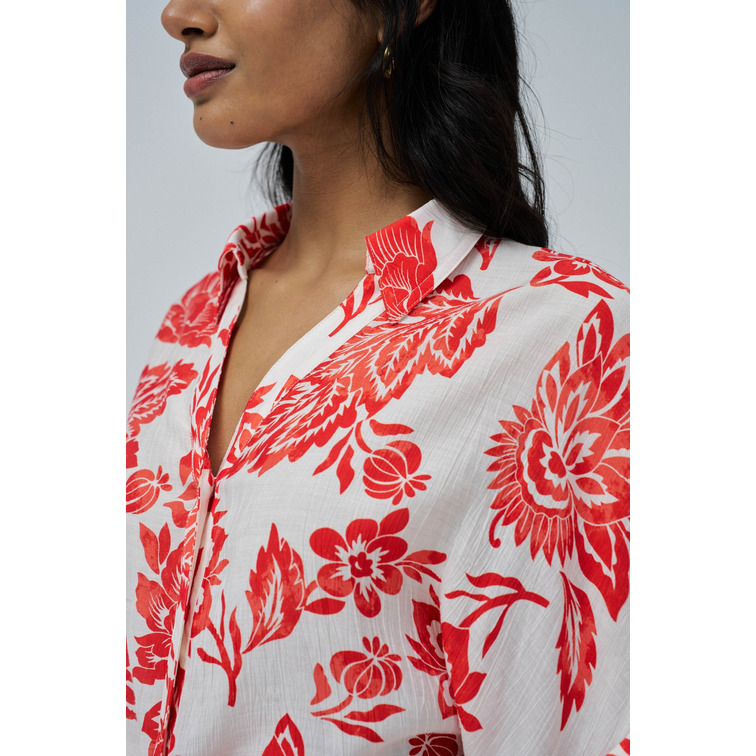 chemise femme  salsa jeans tie-front shirt