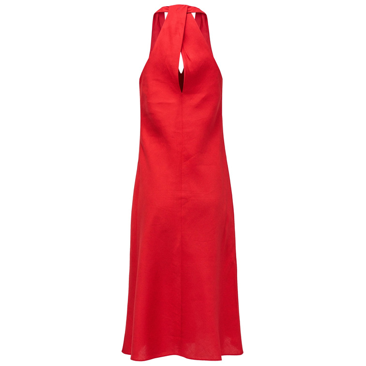 robe femme  salsa jeans dress with back twist detail