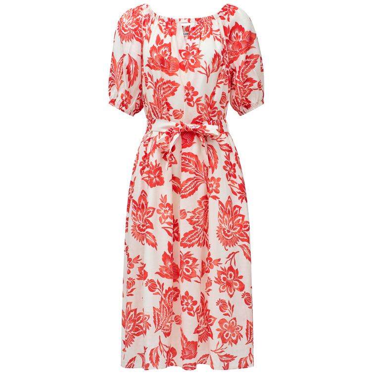 robe femme  salsa jeans off-shoulder two-tone print dr